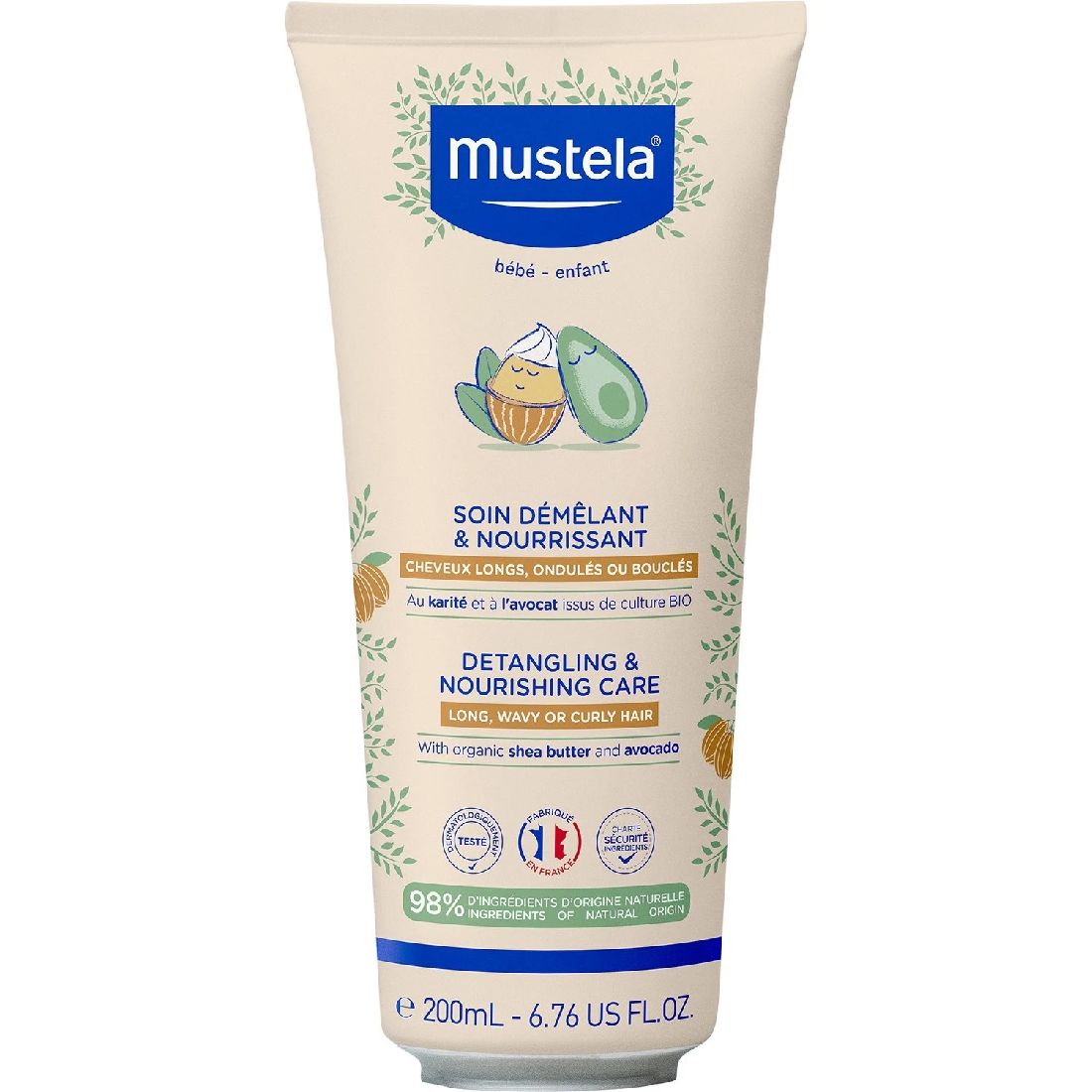 mustela-detangling-38-nourishing-care-Βρεφική-Κρέμα-Μαλλιών-2-σε-1-200ml1.jpg Mustela Detangling & Nourishing Care Βρεφική Κρέμα Μαλλιών 2 σε 1 200ml - Image 1
