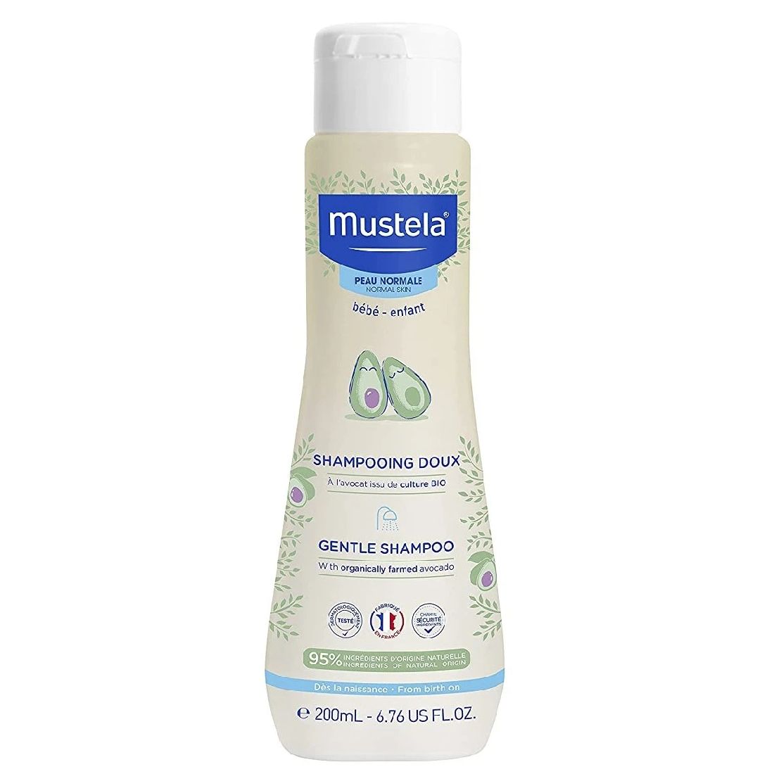 mustela-gentle-shampoo-Βρεφικό-Σαμᴨουάν-Χωρίς-Δάκρυα-με-Αβοκάντο-200ml1.jpg Mustela Gentle Shampoo Βρεφικό Σαμᴨουάν Χωρίς Δάκρυα με Αβοκάντο, 200ml - Image 1