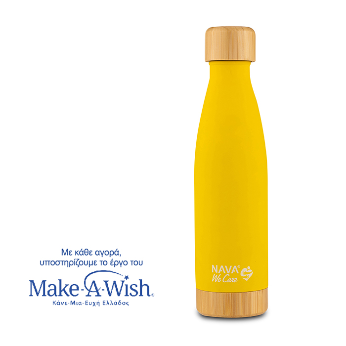 nava-travel-bottle-bamboo-Θερμός-Ποτήρι-Ανοξείδωτο-με-Πλαστικό-Καλαμάκι-we-care-Κίτρινο-500ml1.jpg Nava Travel Bottle Bamboo Θερμός Ποτήρι Ανοξείδωτο με Πλαστικό Καλαμάκι We Care Κίτρινο 500ml - Image 1