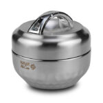 Nava Food Container Stainless Steel SS304 Round "We Care" 1000ml (10-261-050)