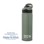 Nava Θερμός Μπουκάλι Ανοξείδωτο 500ml "We Care" Πράσινο