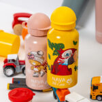 Nava Aluminium bottle "We Care" Pink Teddy 400ml (10-125-010) - Image 3