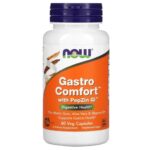 Now Food Gastro Comfort with PepZin Gi Συμπλήρωμα  για την Υγεία του Στομάχου 60veg.caps