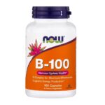 Now Foods B-100 Complex Συμπλήρωμα Διατροφής για το Ανοσοποιητικού & το Νευρικό Σύστημα 100caps