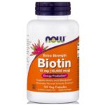 Now Foods Biotin 10mg Συμπλήρωμα Διατροφής για τον Μεταβολισμό 100caps