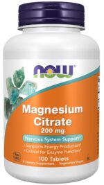 Now Foods Magnesium Citrate 200mg 100 tablets