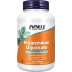 Now Foods Magnesium Glycinate Συμπλήρωμα για την Καλή Υγεία των Οστών & Μυών 180tabs