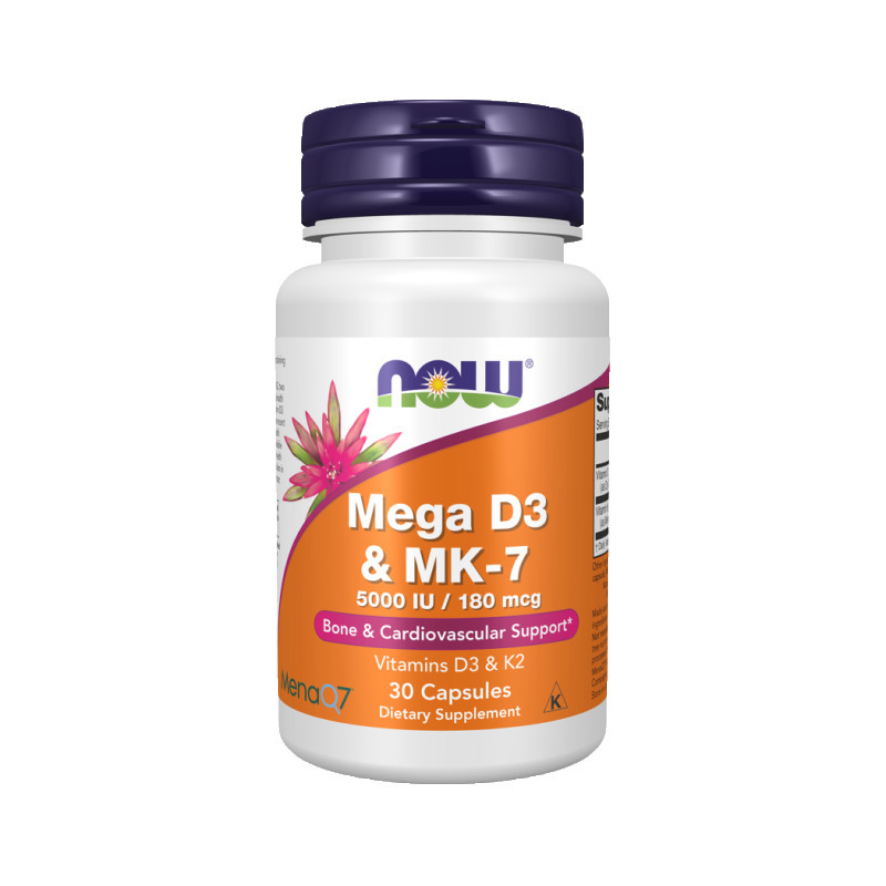 now-foods-mega-d3-38-mk-7-5000iu-180mcg-Συμπλήρωμα-για-την-Υγεία-των-Οστών-30caps1.jpg Now Foods Mega D3 & MK-7 5000IU⁄180mcg Συμπλήρωμα για την Υγεία των Οστών 30caps - Image 1