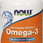 Now Foods Molecularly Distilled Omega 3 Fish Oil 100 softgels