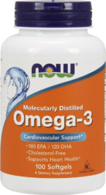 Now Foods Omega-3 1000mg Συμπλήρωμα Ωμέγα-3 Λιπαρών Οξέων 100softgels - Image 2
