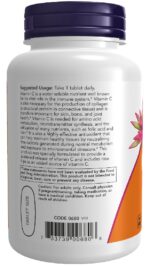 Now Foods C-1000 Sustained Release Antioxidant Protection With Rose Hips 1000mg 100 tablets - Image 3