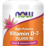 Now Foods Vitamin D-3 Vitamin for Immune 10000iu 120 soft capsules