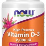 Now Foods Vitamin D-3 Vitamin for Immune 2000iu 120 soft capsules