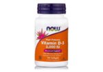Now Foods Vitamin D-3 Vitamin for Immune 5000iu 120 soft capsules