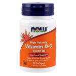 Now Foods Vitamin D3 2000iu Συμπλήρωμα Διατροφής για Ενίσχυση του Ανοσοποιητικού 30softgels