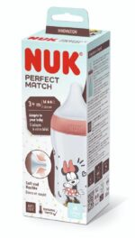 NUK Disney Minnie Mouse Perfect Match Μπιμπερό με Μαλακή Θηλή Σιλικόνης 3+ Μηνών 260ml - Image 2