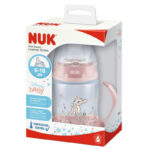 NUK  First Choice Disney Baby Εκπαιδευτικό Μπιμπερό με Λαβές Bambi 6-18m Ροζ 150ml - Image 2