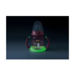 NUK First Choice Night Εκπαιδευτικό Μπιμπερό Πλαστικό με Λαβές Ροζ 6m+ 150ml - Image 2