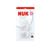 NUK First Choice+ No Colic Θηλές Σιλικόνης Flow Control 6m+ 2τεμ