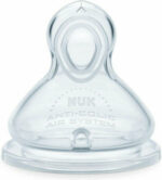 NUK First Choice+ Θηλή από Σιλικόνη Μεσαίας Ροής για 0+ μηνών (1τεμ.)
