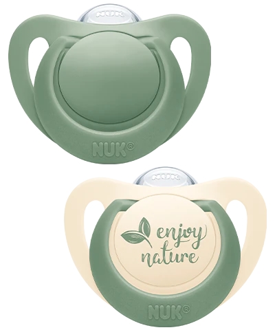 nuk-for-nature-Πιπίλες-Σιλικόνης-6-18m-Πράσινη-Μπεζ-2τμχ1.jpg NUK for Nature Πιπίλες Σιλικόνης 6-18m Πράσινη⁄Μπεζ 2τμχ - Image 1