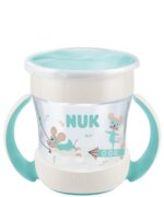 NUK Mini Magic Cup 6m+ με Χείλος & Καπάκι Λευκό,160ml