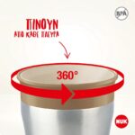 NUK Mini Magic Cup 6m+ με Χείλος & Καπάκι Λευκό,160ml - Image 3