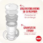 NUK Mini Magic Cup 6m+ με Χείλος & Καπάκι Λευκό,160ml - Image 5