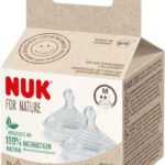 NUK Nature Sense Θηλή Softer Μέτρια Ροής (M) απο 0+ μηνών, 2 τμχ