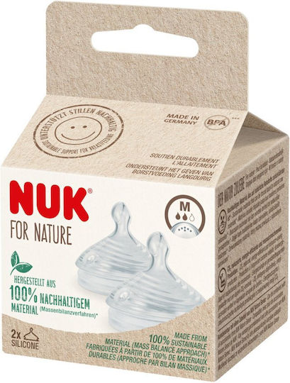 nuk-nature-sense-Θηλή-softer-Μέτρια-Ροής-m-απο-0-μηνών-2-τμχ1.jpg NUK Nature Sense Θηλή Softer Μέτρια Ροής (M) απο 0+ μηνών, 2 τμχ - Image 1