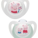 NUK Peppa Pig Star Πιπίλα σιλικόνης 0-6 μηνών