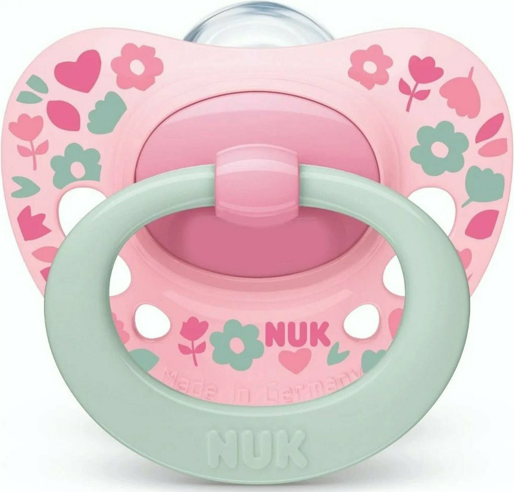 nuk-signature-Ορθοδοντική-Πιπίλα-Σιλικόνης-για-6-18-μηνών1.jpg NUK Signature Ορθοδοντική Πιπίλα Σιλικόνης για 6-18 μηνών - Image 1