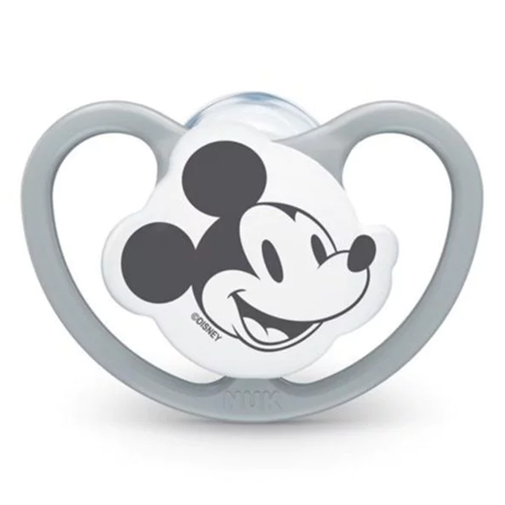 nuk-space-disney-baby-Ορθοδοντική-Πιπίλα-Σιλικόνης-για-0-6-μηνών-με-Θήκη-mickey-Γκρι1.jpg NUK Space Disney Baby Ορθοδοντική Πιπίλα Σιλικόνης για 0-6 μηνών με Θήκη Mickey Γκρι - Image 1