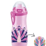 NUK Sports Cup παγουράκι που αλλάζει χρώμα, Μωβ, για 24m+, 450ml