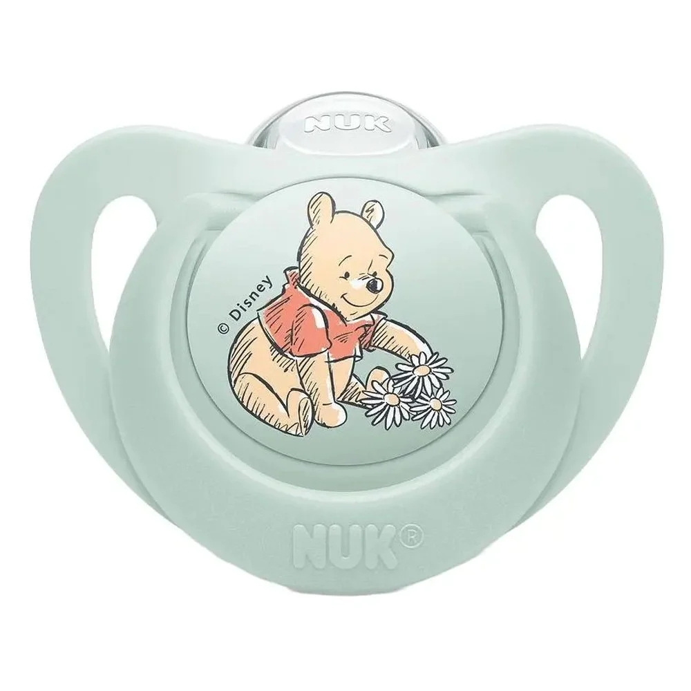 nuk-star-disney-winnie-the-pooh-Πιπίλα-Σιλικόνης-Λαχανί-winnie-6-18m-1τμχ1.jpg NUK Star Disney Winnie the Pooh Πιπίλα Σιλικόνης Λαχανί Winnie 6-18m, 1τμχ - Image 1