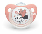 NUK Trendline Disney Baby Minnie Silicone with Case Orange 6-18m 1pcs