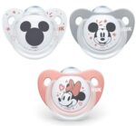 NUK Trendline Disney Baby Minnie Silicone with Case Orange 6-18m 1pcs - Image 2