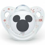 NUK Trendline Disney Mickey Orthodontic Silicone Pacifier 6-18m 1pc White