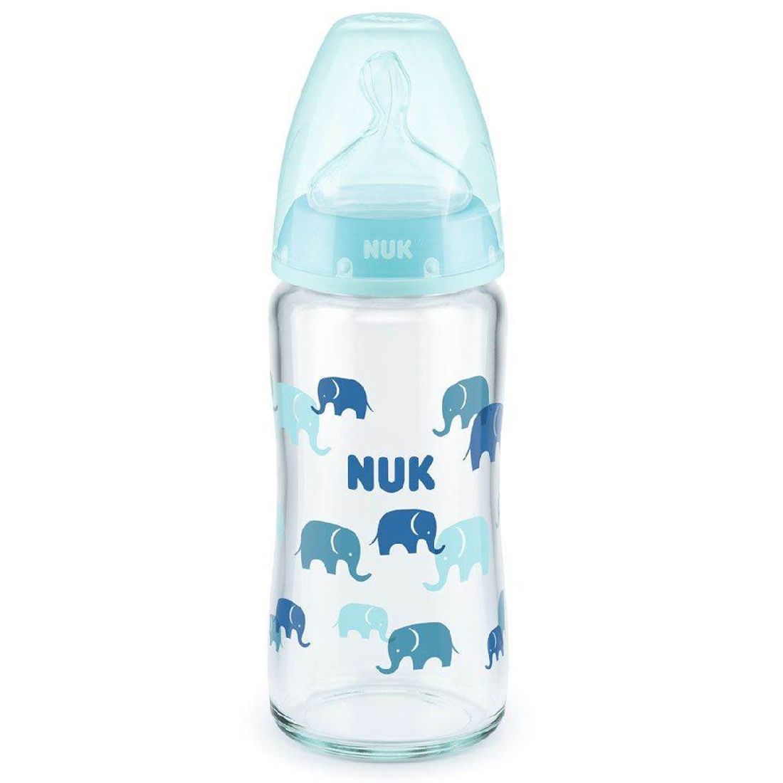 nuk-Γυάλινο-Μπιμπερό-first-choice-plus-με-Θερμόμετρο-Θηλή-Σιλικόνης-240ml1.jpg NUK Γυάλινο Μπιμπερό First Choice Plus με Θερμόμετρο, Θηλή Σιλικόνης 240ml - Image 1
