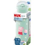 Nuk Εκπαιδευτικό Μπιμπερό Πλαστικό Πράσινο Peppa Pig για 12m+ 450ml