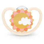 Nuk Orthodontic Silicone Space Pacifier for 18-36 months with Sun Case