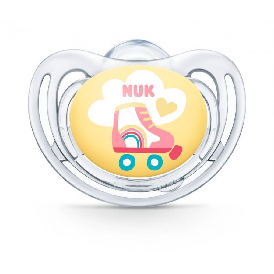 nuk-Ορθοδοντική-Πιπίλα-Σιλικόνης-για-6-18-μηνών-freestyle1.jpg NUK Ορθοδοντική Πιπίλα Σιλικόνης για 6-18 μηνών Freestyle - Image 1