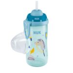 NUK Παιδικό Ποτηράκι Flexi Cup από Πλαστικό Γαλάζιο 300ml για 12m+ - Image 2