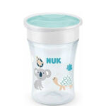 NUK Παιδικό Ποτηράκι “Magic Cup” από Πλαστικό Λευκό 230ml για 8m+