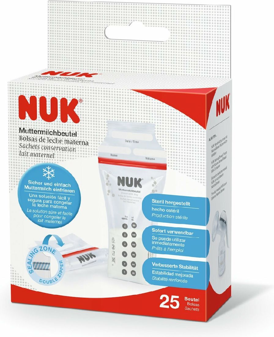 nuk-Σακουλάκια-αποθήκευσης-μητρικού-γάλακτος1.jpg NUK Σακουλάκια αποθήκευσης μητρικού γάλακτος - Image 1