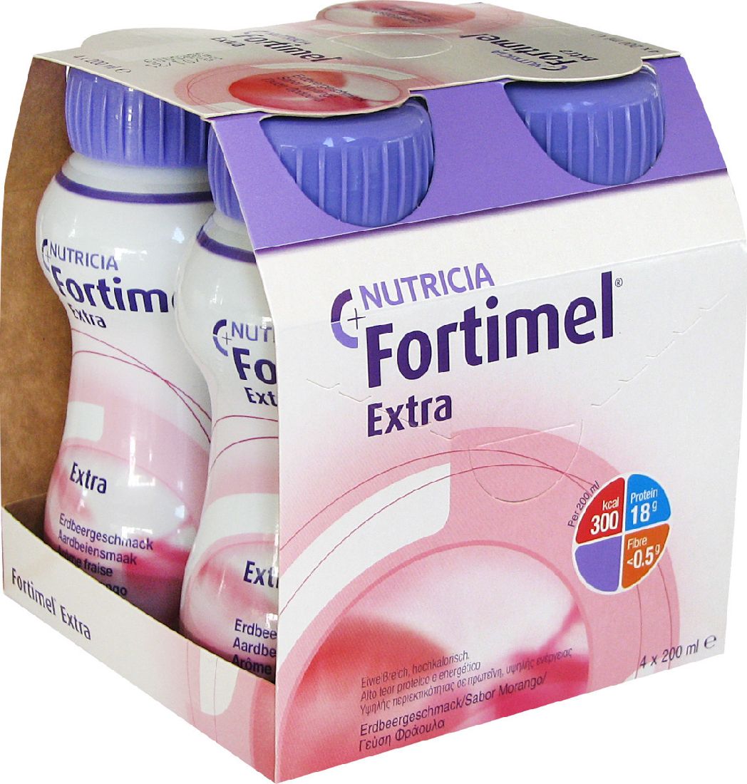 nutricia-fortimel-extra-4-x-200ml-Φράουλα1.jpg Nutricia Fortimel Extra 4 x 200ml Φράουλα - Image 1