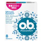 o.b. ProComfort Dynamic Fit Mini Tampons for Light Flow 8pcs