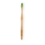 Ola Bamboo Toothbrush Adult Soft Beige ⁄ Green