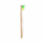 OLA BAMBOO Children's Toothbrush Soft Green⁄Yellow - Image 2