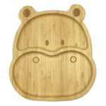 OLA BAMBOO Children's Plate Hippopotamus